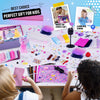600+Pcs - Fashion Designer Kit for Girls with 5 Mannequins - Creativity DIY Arts and Crafts Kit Educational Toys - Sewing Kit for Kids Ages 8-12 - Teen Girls Kids Birthday Gift Age 6 7 8 9 10 11 12+