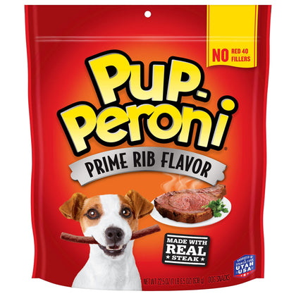 Pup-Peroni Original Prime Rib Flavor Dog Treats, 22.5 Ounce Bag