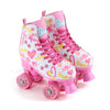 BARBIE Roller Skates for Girls - Adjustable Sizes 3-6, Glitter Wheels, ABEC 5 Bearings - Durable PVC Material, Foam Shoe Lining - Perfect for Active Fun and Adventures, Size 3-6