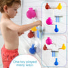 Bath Toys for Kids Ages 4-8 - Science Themed Wall Suction Bath Toy - Includes Beaker, Flasks, Pipes and Test tubs