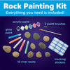 Creativity for Kids Glow in the Dark Rock Painting Kit: Crafts for Kids Ages 4-8+, Painting Rocks Arts and Crafts, Kids Gift