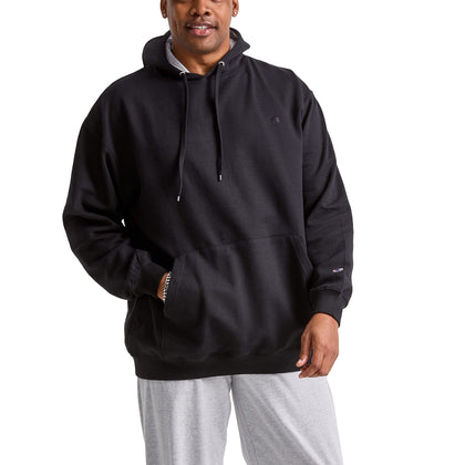 Champion Men's Hoodie, Powerblend, Fleece Striped Sweatshirt for Men (Reg. or Big & Tall)