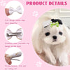 YAKA 60PCS (30 Paris) Cute Puppy Dog Small Bowknot Hair Bows with Metal Clips Handmade Hair Accessories Bow Pet Grooming Products (60 Pcs,Cute Patterns)