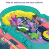 Polly Pocket Compact Playset, Otter Aquarium with 2 Micro Dolls & Accessories, Travel Toys with Surprise Reveals