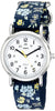 Timex Women's T2P370 Weekender 31mm Blue Floral Nylon Slip-Thru Strap Watch