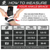 Sleeve Stars Ankle Brace for Women & Men, Achilles & Plantar Fasciitis Relief Compression Sleeve, Foot Brace with Ankle Support Strap, Heel Protector Wrap for Pain, Tendonitis & Sprain (Single/Black)