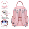 Homfu Diaper Bag Backpack Mommy Hospital Baby Bags For Boys Girl Travel Backpacks Mom Grey Dad Diaper Bag Tote Baby Registery (Pink)