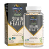 Garden of Life Brain Health Supplement with Organic Lions Mane & Turmeric, Non-GMO, Gluten-Free, Mint Flavor - For Memory, Focus & Healthy Brain Function