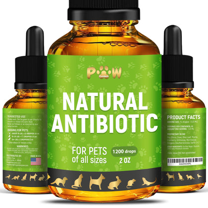 Natural Antibiotics for Cats | Dog Antibiotics | Supports Cats and Dogs Allergy Relief | Dog Itch Relief | Cat Multivitamin | Dog Multivitamin | Pet Antibiotics | Cat Antibiotic