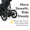 BOB Gear Wayfinder Jogging Stroller with Independent Dual Suspension, Air-Filled Tires, and 75-Pound Weight Capacity, Storm