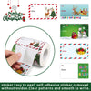 Christmas Gift Tags Christmas Presents Stickers Self Adhesive Christmas Tags Christmas Santa Wrapping Paper Holiday Decor (2.95 x 1.6 Inch)[Christmas Gifts for Men/Women/Kids]