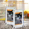 Acrylic Card Holder Screw Trading Card Protector 35 PT Baseball Card Holder Clear Card Protectors for Baseball Football Sports Card Trading Cards Game Card Storage and Display (35)