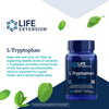 Life Extension L-Tryptophan 500 mg - L-Tryptophan Supplement for Healthy Sleep and Stress Response Support - Gluten-Free, Non-GMO, Vegetarian - 90 Capsules