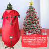 Upright Christmas Tree Storage Bag - Heavy Duty Tear Proof 600D/ Inside PVC Material for Extra Durability - Holds up to 9 Foot Assembled Trees - Stays Attached to Stand - Premium Durable Quality