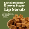 Organic Brown Sugar Lip Scrub - 0.7oz - USDA Organic, Fair Trade, Brown Sugar, Jojoba Oil, Beeswax, Coconut Oil