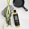 CARON & DOUCET - Ultimate Cast Iron Set: Seasoning Oil, Cleaning Soap & Restoring Scrub | 100% Plant-Based & Best for Cleaning Care, Washing, Restoring & Seasoning Skillets, Pans & Grills!