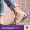 Premium Adjustable Orthopedic Heel Lift for Heel Pain and Leg Length Discrepancies - Medium Pack of 2