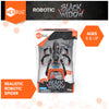 HEXBUG Remote Control Black Widow, Rechargeable Robot Spider Toys for Kids, Adjustable Robotic Black Widow Figure STEM Toys for Boys & Girls Ages 8 & Up