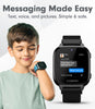 JrTrack 3 Smart Watch for Kids by Cosmo | Safe Cell Phone and GPS Tracker Watch | Calling & Text Messaging | SIM Card Included | SOS Alerts and Safety Features | Parental Controls | (Black)