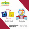 CreateOn Magna-Tiles Sesame Street Toys, Magnetic Kids Building Toys from Sesame Street Books, Colors with Elmo Magnet Tiles, Educational Toys for Ages 3+, 17 Pieces