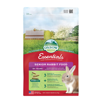 Oxbow Animal Health Essentials Senior Rabbit Food - 4 lb