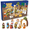 Advent Calendar 2023,24 Days of Christmas Nativity Scene Set, Fun Toys For Boys, Girls, Kids And Toddlers, Christmas Party Gifts