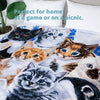 Dawhud Direct Collage Kitten Fleece Blanket for Bed, 75