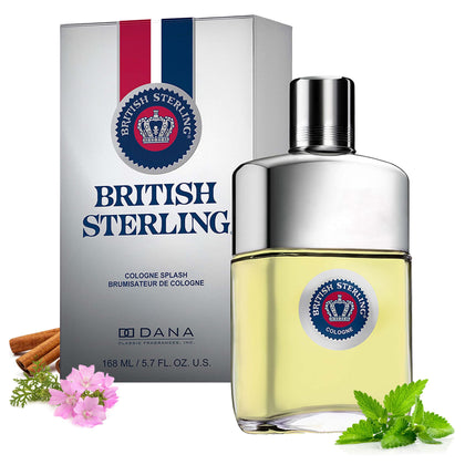 British Sterling Cologne for Men by DANA 5.7 Oz.