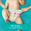 Pampers Cruisers 360 Diapers - Size 4, 144 Count, Pull-On Disposable Baby Diapers, Gap-Free Fit