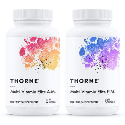 Thorne Research - Multi-Vitamin Elite - A.M. and P.M. Formula to Support a High-Performance Nutrition Program - 180 Capsules