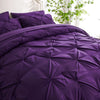 Ubauba Comforter Set for Queen Size Bed - 7 Piece Bedding Comforters Queen Size Pintuck Bed in a Bag for All Season,Bed Set with Comforters, Sheets, Pillowcases & Shams(Purple,Queen)