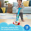 Fisher-Price Corn Popper Baby to Toddler Push Toy with Ball-Popping Action for Ages 1+ Years, 2-Piece Assembly, Blue