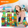 Bmag Magnetic Tiles Toys for Kids, Starter Set 3D Magnet Building Blocks Construction Playboards, STEM Learning Educational Toddlers Toy Gift for 3+ Year Old Boys and Girls