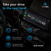 Wireless CarPlay Adapter - Newest and Fastest 5Ghz - AutoSky - Plug and Play - USB-C and USB-A Cables - Wired CarPlay Required