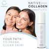 COLWAY INTERNATIONAL Native Collagen for Face Pure 1.7 Ounce - Collagen Serum Gel Sensitive Skin Moisturizer for Face - Beauty Collagen Complex Skincare Product - Face Care for All Types of Skin