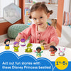 Fisher-Price Little People Toddler Toys Mattel Disney Princess Story Duos 8-Piece Figure Set for Preschool Pretend Play Ages 18+ Months