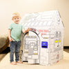 Easy Playhouse Police and Fire Station - Kids Art & Craft for Indoor & Outdoor Fun - Decorate & Personalize The Cardboard Fort, 32