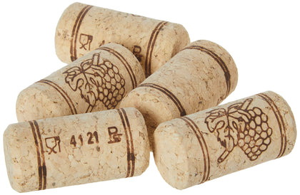FastRack Bag of 100 #8 Premium Straight Wine Corks for Wine Bottles from Brand Name - 8