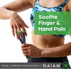 Gaiam Finger Massager Dual-Sided Hand Massage Roller Tool for Circulation, Stress, Arthritis and Hand Pain Relief