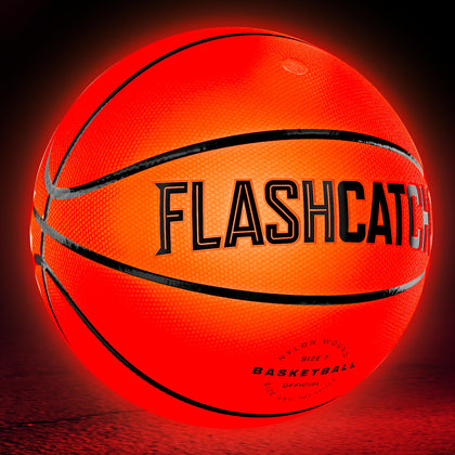 Light Up Basketball - Glow in the Dark Ball - Sports Gear Accessories Gifts for Boys 8-15+ Year Old - Kids, Teens Gift Ideas - Cool Teen Boy Toys Ages 8 9 10 11 12 13 14 15 Age Outdoor Teenage Things