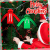 Meooeck 6 Pieces Christmas Elf Accessories Set Including 2 Holiday Elf Doll Clothes Outfit, and 4 Elf Doll Novelty Elf Accessories for Kid (Scooter)