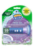 Scrubbing Bubbles Toilet Gel Stamps, Fresh Gel Toilet Cleaning Stamps, Helps Keep Toilet Clean and Helps Prevent Limescale & Toilet Rings, Lavender Scent, 1 Dispenser with 6 Stamps