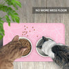 Dog Food Mat, Non-Slip Waterproof Pet Food Mat, Dishwasher Dog Mat for Food and Water, Stop Food Spills and Water Bowl Messes on Floor, Suitable for Dogs, Cats, and Others