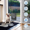 Ownpets Pet Screen Door,Inside Door 8x10x0.4 inch,Lockable Magnetic Flap Screen Automatic Lockable Black Door for Puppy Dog and Cat Door