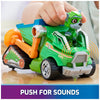 Paw Patrol: The Mighty Movie, Toy Garbage Truck Recycler with Rocky Mighty Pups Action Figure, Lights and Sounds, Kids Toys for Boys & Girls 3+