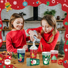 BYMIOYA 48 Pcs 9oz Christmas Paper Cups, Disposable Cups with 6 Designs Including Santa Claus, Christmas Trees, etc. Perfect for Xmas Party Drinks, Coffee, and Wine, for Christmas Night Decorations