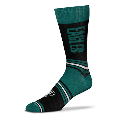 For Bare Feet NFL Philadelphia Eagles Unisex Go Team Dress Sock Team Color OSFM