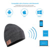 MUSICBEE Bluetooth Beanie, Bluetooth V5.2 Wireless Knitted Winter hat, 24 Hour Play time(Charcoal