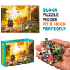 Puzzles for Adults 1000 Pieces and Up - 3 Pack of 1000 Piece Puzzles for Kids Ages 8-10-12 by Quokka - Enjoy Market, Lighthouse and Camping Designs for Women and Men