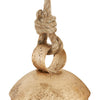 Deco 79 Metal Tibetan Inspired Meditation Decorative Cow Bell with Jute Hanging Rope, Set of 3 10